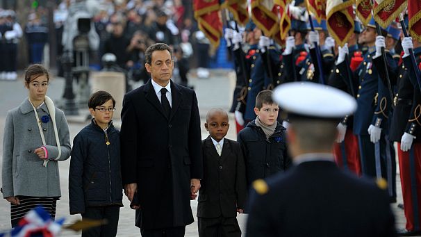 Armistice ceremony in Paris