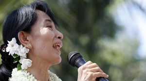 Suu Kyi’s party to contest Myanmar by-elections