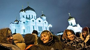 La ceinture de la Vierge super-star en Russie
