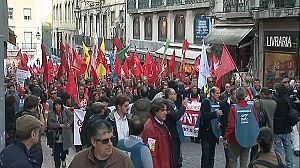 Portuguese anger at spending cuts