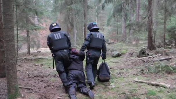 German riot police clash with anti-nuclear protesters