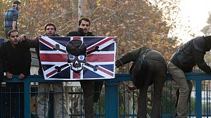 UK warns Iran over embassy raid