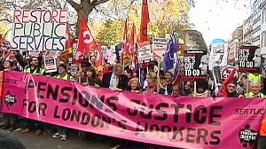 Grève historique de la fonction publique britannique