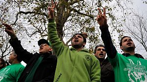 Iranian diplomats expelled from UK arrive home