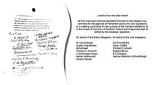 Rétromachine : signature du Traité anglo-irlandais