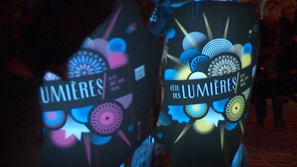 The Festival of Lights in full swing in Lyon