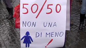 Des manifestations en Italie pour l‘égalité des sexes