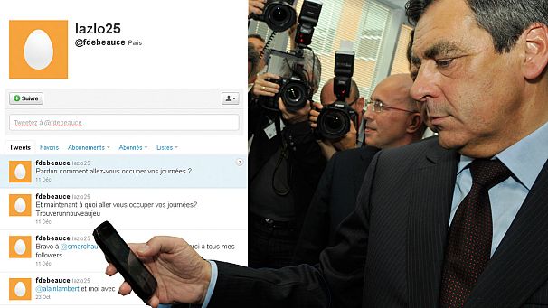 French PM’s shy Twitter debut