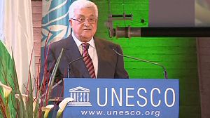 Palestinian flag raised over UNESCO headquarters