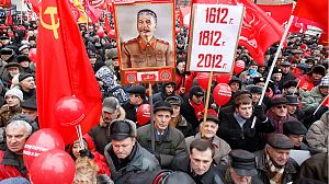 Russia’s communists rally