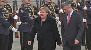 Merkel urges Serbia and Kosovo to normalise relations