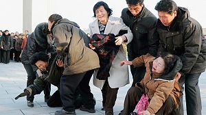 North Korea weeps for its “Dear Leader”
