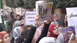 Fury at violence against women protesters in Egypt