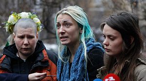 Attiviste ucraine senza veli promettono di tornare a manifestare