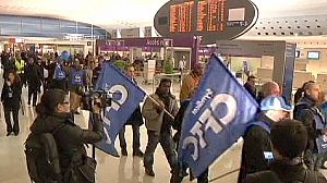 Strike action sparks Christmas travel disruption