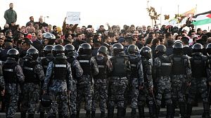 Jordanian opposition protests in Amman