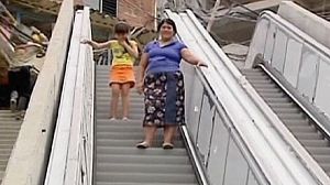 Giant outdoor escalator built in Colombian shantytown