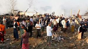 Myanmar : les secouristes à la recherche de victimes de l’explosion