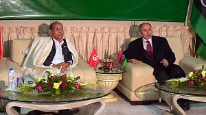 New Tunisia President on state visit to Libya