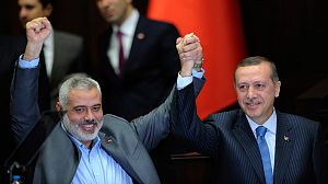 How times have changed: Hamas leader feted in Turkey