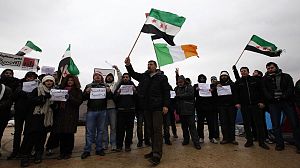Un “Convoi de la liberté” bloqué à la frontière entre Turquie et Syrie