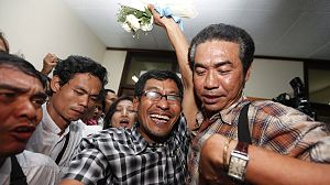 Myanmar frees political dissidents