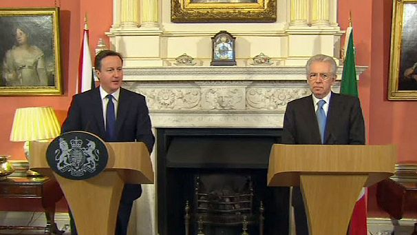 Monti e Cameron: rafforzare governance Ue