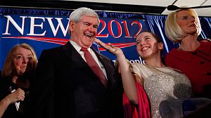 Gingrich wins South Carolina in Republican race
