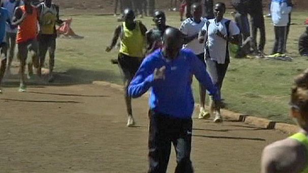 Farah trains at ‘Home of Champions’