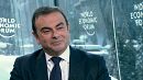 Ghosn notes pessimism in the Davos air