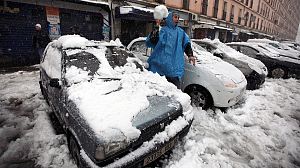 Algeria turned white by rare snowfall