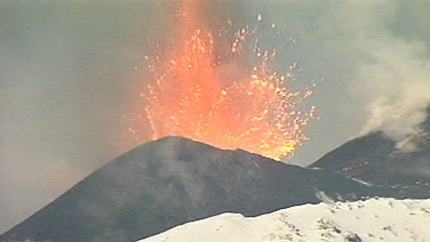 Fire and ice on Mount Etna