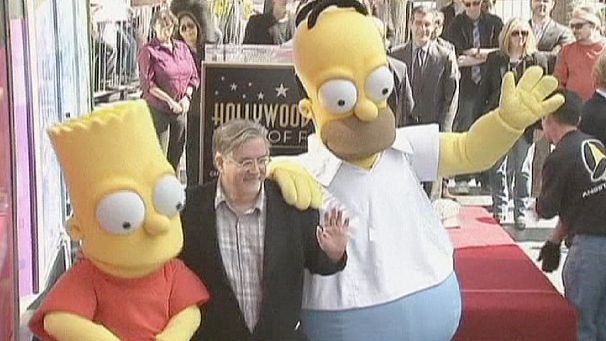 Simpsons creator Matt Groening gets Hollywood star