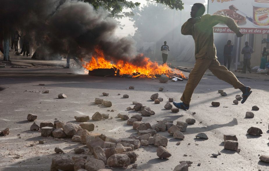 Anti-government protests in Dakar Anti-government protests in Dakar