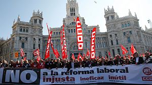 Mass rallies against labour reform in Spain