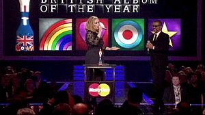 Adele collects more awards at the 2012 BRITs