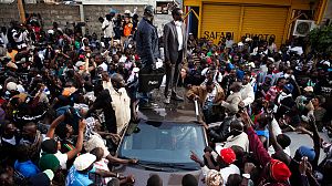 Senegal’s N’Dour slightly hurt at election protest