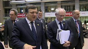 EU focus on growth as Van Rompuy is re-elected