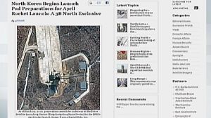 Corea del Nord: in preparazione la rampa di lancio