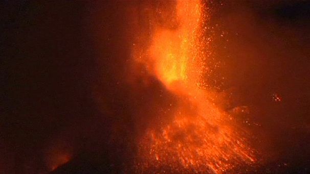 Stunning images of eruption at Sicily’s Mount Etna