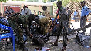 Somali sports officials die in theatre suicide blast