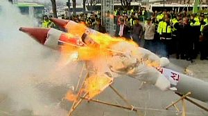 North Korean rocket launch sparks condemnation