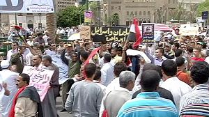 Thousands protest Suleiman’s bid for Egypt presidency