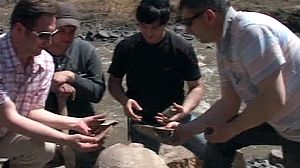 Chechen scientists find dinosaur eggs