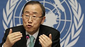 Ban Ki-moon accuses Syria government of breaking truce