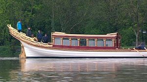 Royal barge launched in London