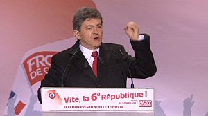 French election: Melenchon backs Hollande