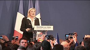 French election: Le Pen jubilant