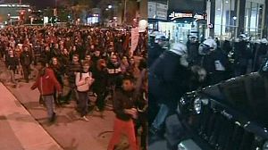 Students riot in Quebec over tuition fees