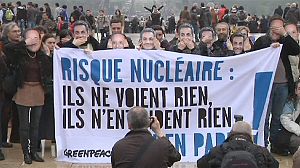 Anti-nuclear protesters target presidential election in France